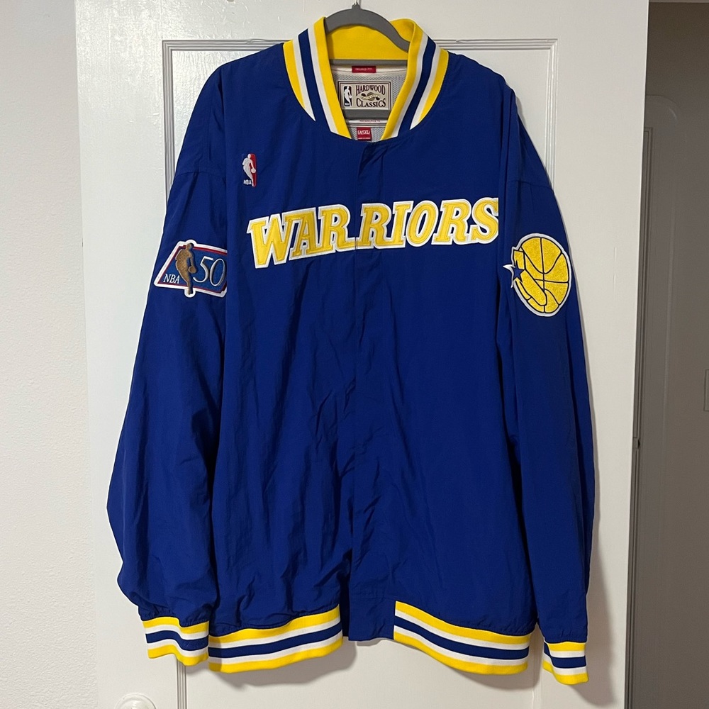 Golden state warriors basketball jacket